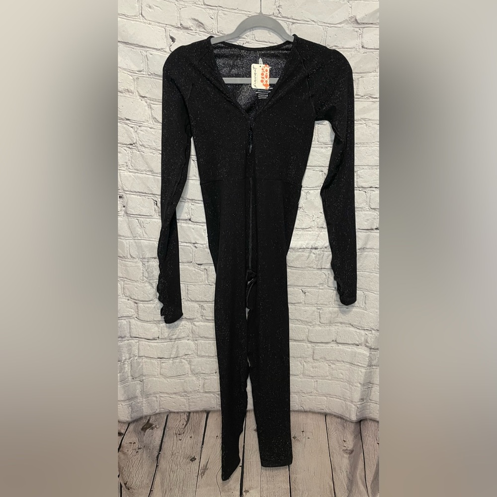 NWT Free People Movement Flash Forward Onesie - Black - Size XS/S - Picture 4 of 13